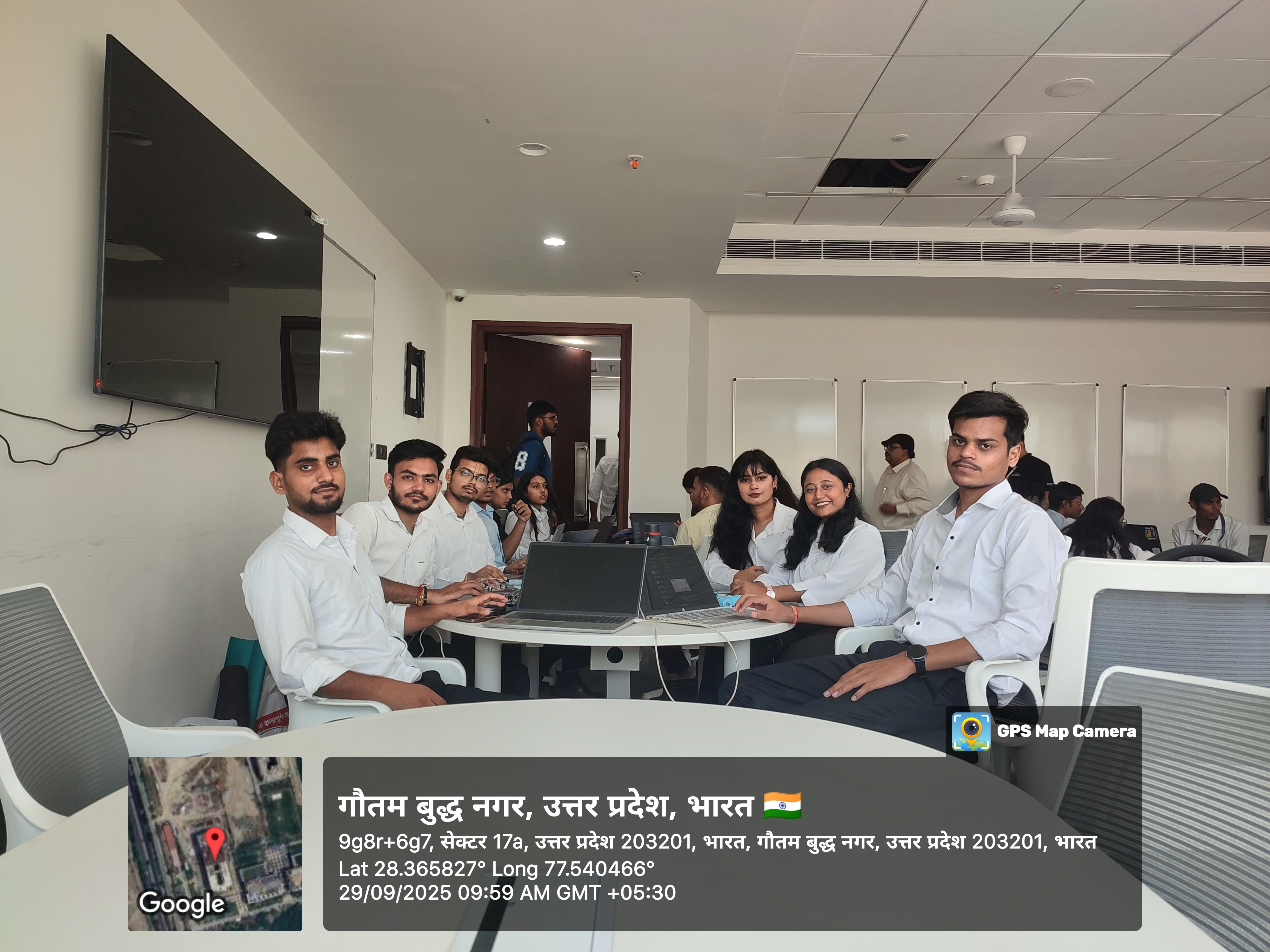 ChittSaathi team members collaborating